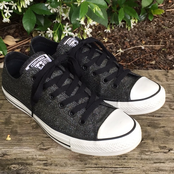 rainbow glitter converse